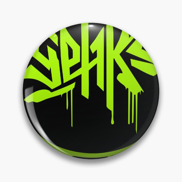 Item preview, sehks green graffiti circle designed and sold by manuvila.