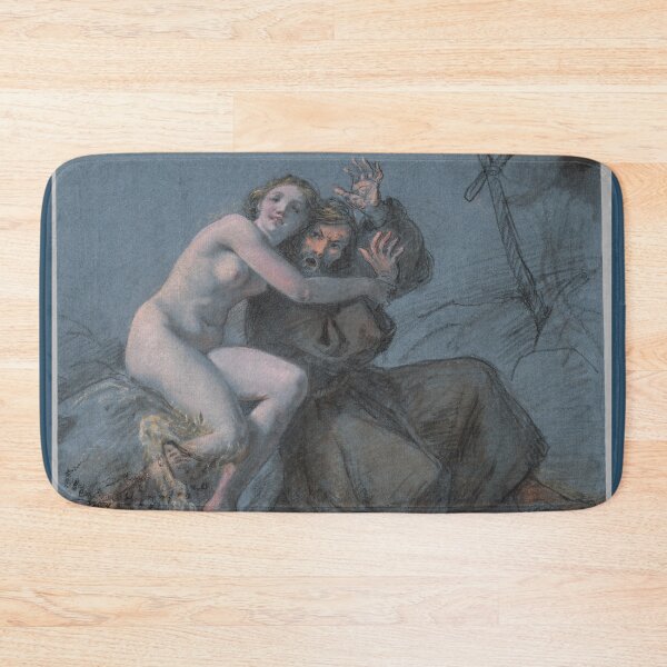 Item preview, Temptation of a monk vintage etching designed and sold by Vintage Designs +.
