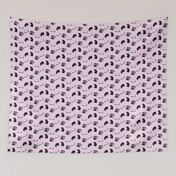 Item preview, Pink Bookish Book Pattern designed and sold by pink-cowboy.