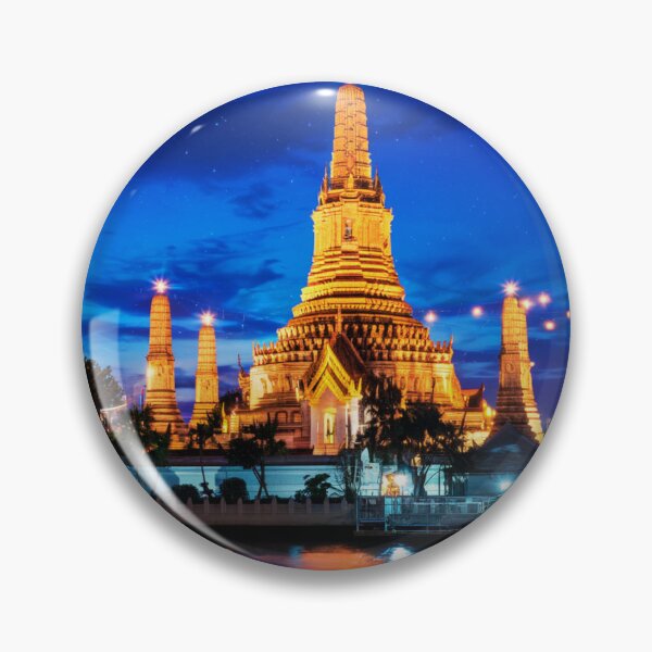 Item preview, Illuminated Majesty of Wat Arun designed and sold by PattaZone.