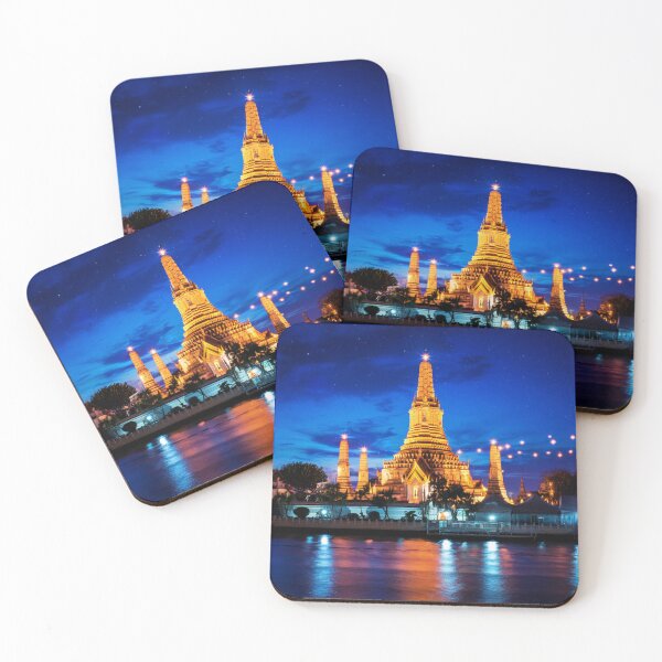 Item preview, Illuminated Majesty of Wat Arun designed and sold by PattaZone.