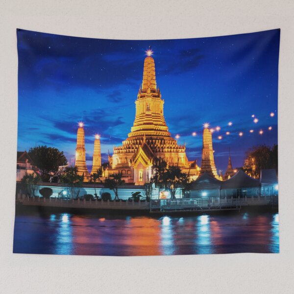 Item preview, Illuminated Majesty of Wat Arun designed and sold by PattaZone.