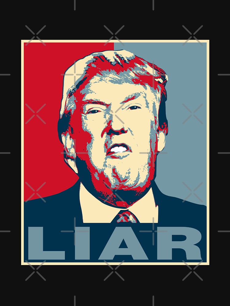 Thumbnail 7 of 7, Classic T-Shirt, Trump Liar Poster T-shirt designed and sold by EthosWear.