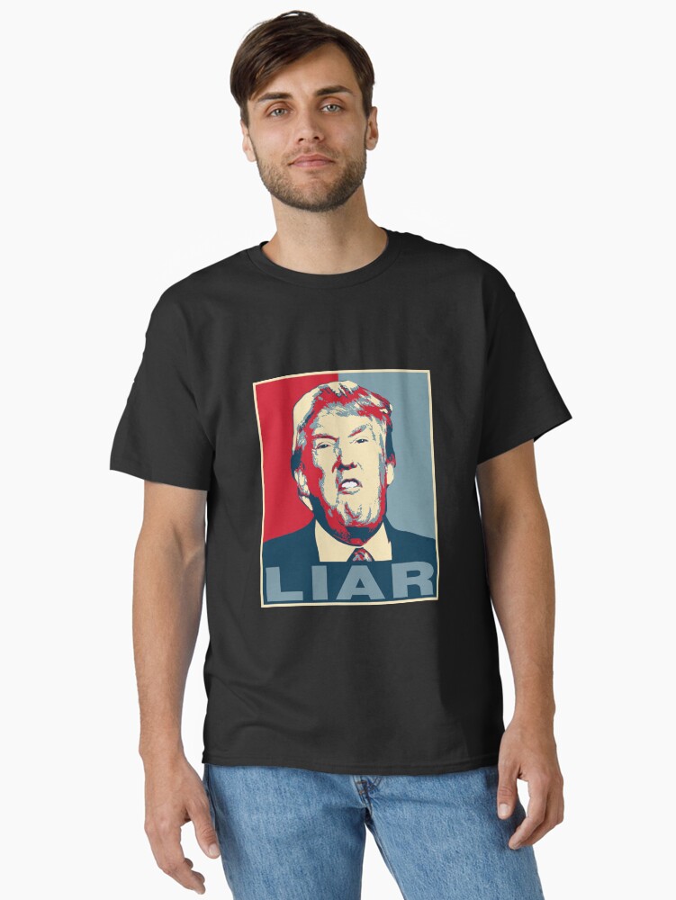 Thumbnail 2 of 7, Classic T-Shirt, Trump Liar Poster T-shirt designed and sold by EthosWear.