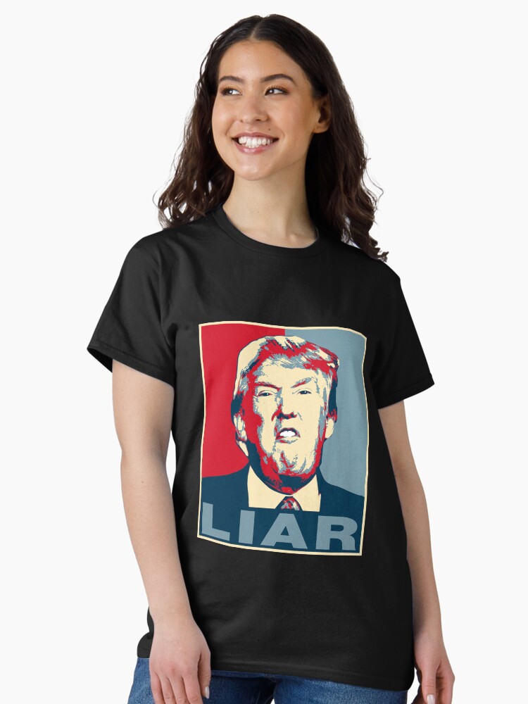 Thumbnail 1 of 7, Classic T-Shirt, Trump Liar Poster T-shirt designed and sold by EthosWear.