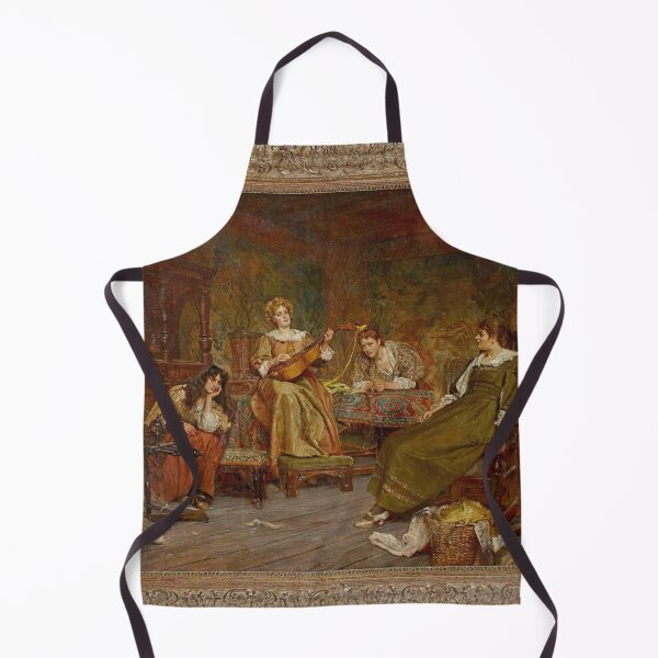 Artikelvorschau, Damen mit Instrumenten Vintage Malerei entworfen und verkauft von Vintage Designs +.