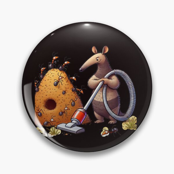 Item preview, Anteater with a vacuum cleaner 2 designed and sold by DamioPolArt.