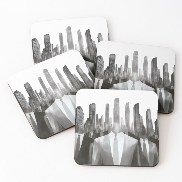 Item preview, City Heads. Corporate portrait with Urban skyline. designed and sold by Shoot-The-Moon.