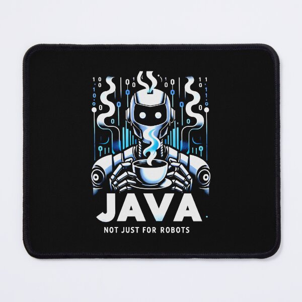 Item preview, JAVA. NOT JUST FOR ROBOTS: Futuristic Blue Coffee Coding designed and sold by SplashTastic.