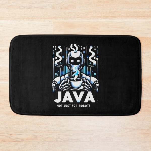 Item preview, JAVA. NOT JUST FOR ROBOTS: Futuristic Blue Coffee Coding designed and sold by SplashTastic.