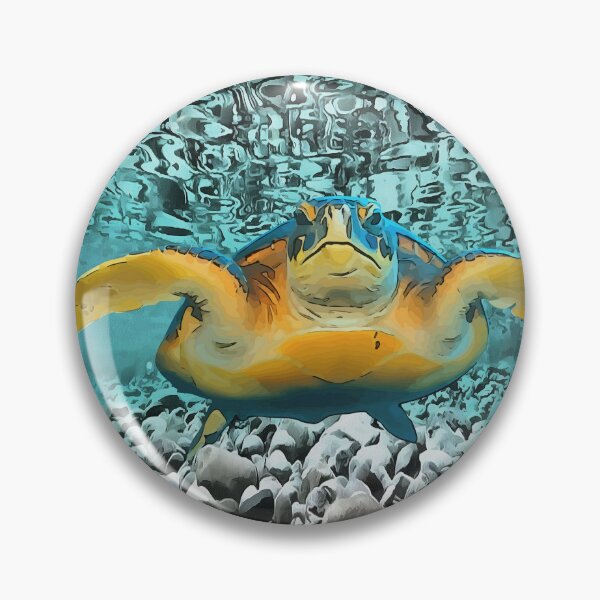 Item preview, Loggerhead Turtle Artistic Wildlife Design designed and sold by taiche.