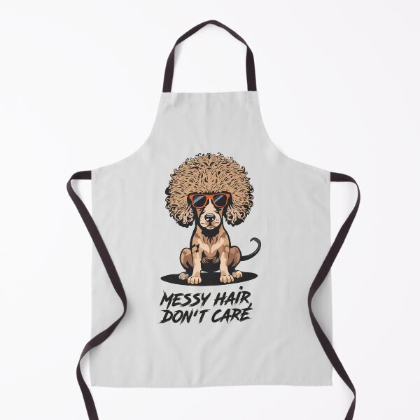 Item preview, Funny Poodle Design: Messy Hair, Don't Care designed and sold by katjacasper.