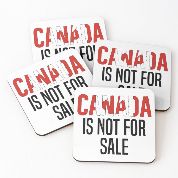 Item preview, Canada is Not For Sale Maple Leaf Political Statement designed and sold by My Kozy Shoppe.