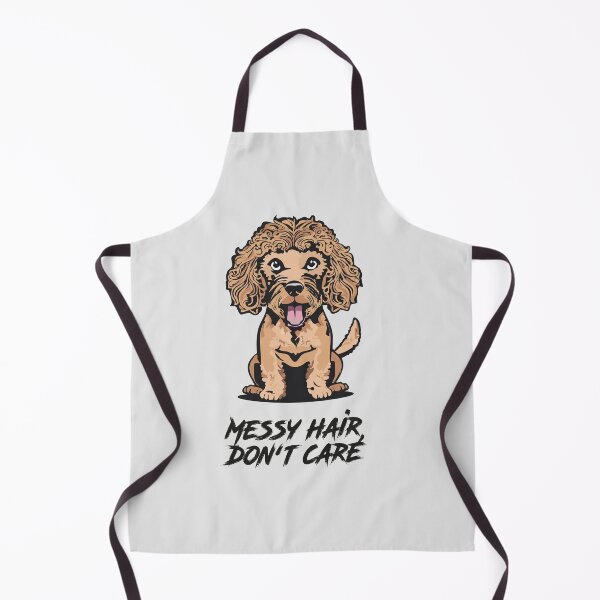 Item preview, Funny Dog Design: Messy Hair, Don't Care designed and sold by katjacasper.