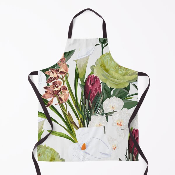 Item preview, Floral Seamless Pattern with peony and tropical flowers and leaves. designed and sold by MatyKotiv.