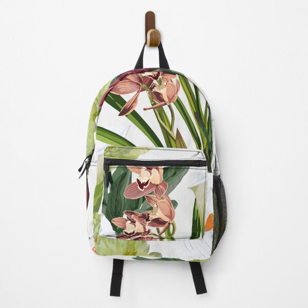 Item preview, Floral Seamless Pattern with peony and tropical flowers and leaves. designed and sold by MatyKotiv.