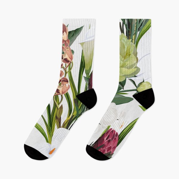 Item preview, Floral Seamless Pattern with peony and tropical flowers and leaves. designed and sold by MatyKotiv.