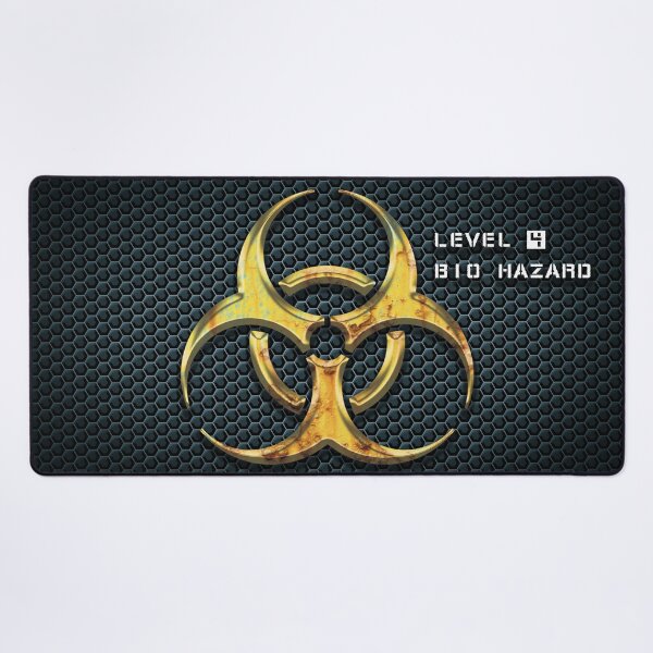 Item preview, Level 4 Bio Hazard Warning in a post apocalyptic universe designed and sold by Old Curiosity.