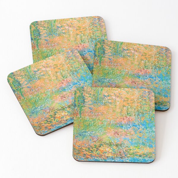 Item preview, across the pond. impressionism . abstract art. forest designed and sold by Tereza Pilar  Art.