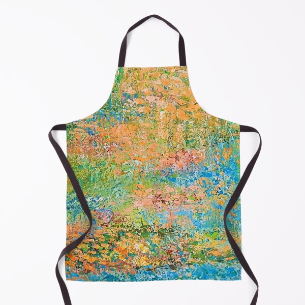 Item preview, across the pond. impressionism . abstract art. forest designed and sold by Tereza Pilar Art.
