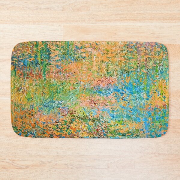 Item preview, across the pond. impressionism . abstract art. forest designed and sold by Tereza Pilar  Art.