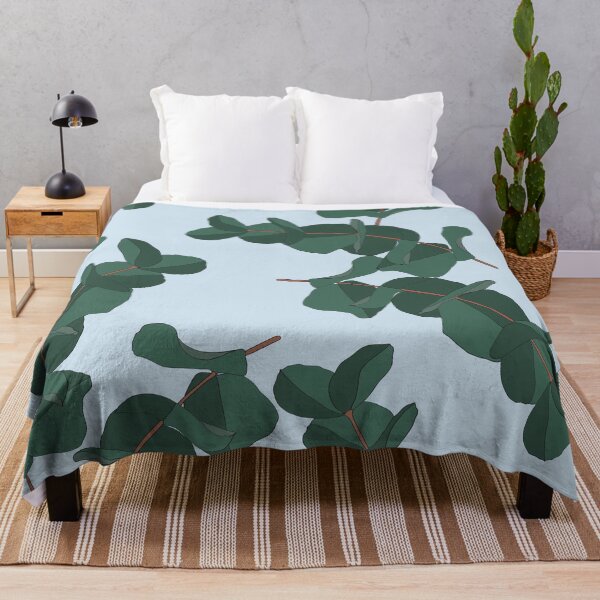 Item preview, Floral seamless pattern with simple colored eucalyptus branches. designed and sold by MatyKotiv.