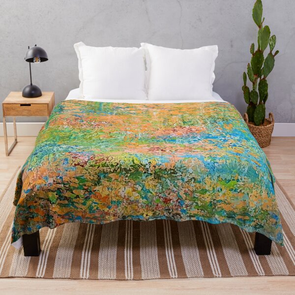 Item preview, across the pond. impressionism . abstract art. forest designed and sold by Tereza Pilar  Art.