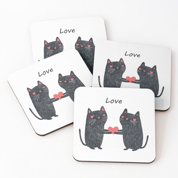 Item preview, Cute Cat "Love" designed and sold by Anicue.