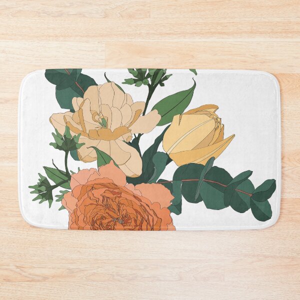 Item preview, Hand drawn illustration of a beautiful peonies and tulips flowers bouquet. designed and sold by MatyKotiv.