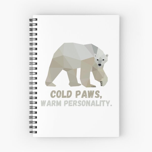 Item preview, Cold Paws, Warm Personality Gift for polar bear lovers designed and sold by Hoshi-Club.