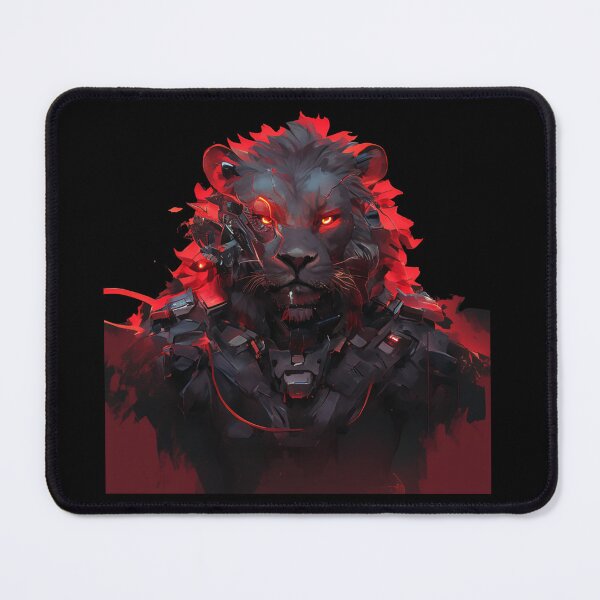Item preview, Cyber Black Lion // Black Lion // Cool Animal // Cyber Animal // Animal Art // Animal Warrior // Gaming Aesthetic stickers designed and sold by SMARTKIT DESIGNAGENCY.
