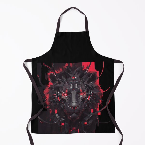 Item preview, Cyber Black Lion // Black Lion // Cool Animal // Cyber Animal // Animal Art // Animal Warrior // Gaming Aesthetic stickers designed and sold by SMARTKIT  DESIGNAGENCY.
