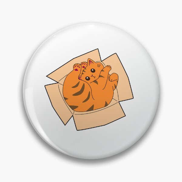 Item preview, ginger cat in a cardboard box designed and sold by Artgaus1.