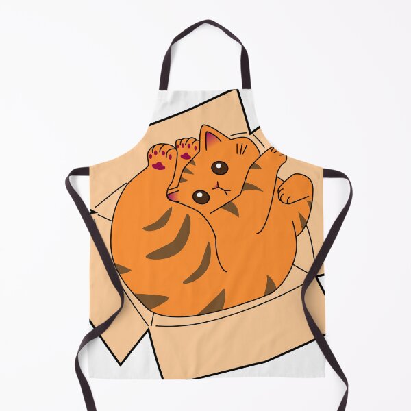 Item preview, ginger cat in a cardboard box designed and sold by Artgaus1.
