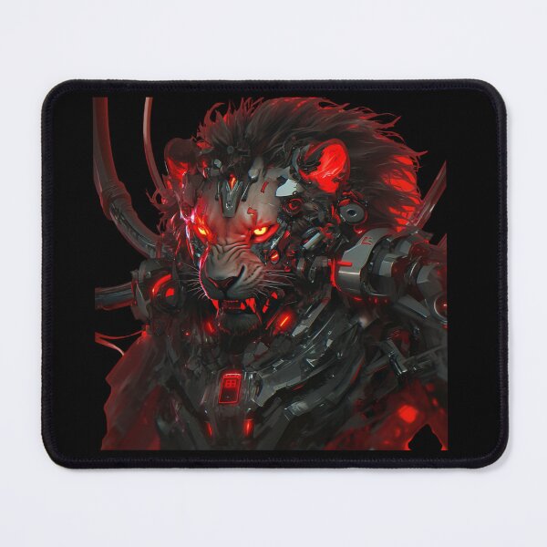 Item preview, Cyber Black Lion // Black Lion // Cool Animal // Cyber Animal // Animal Art // Animal Warrior // Gaming Aesthetic stickers designed and sold by SMARTKIT DESIGNAGENCY.