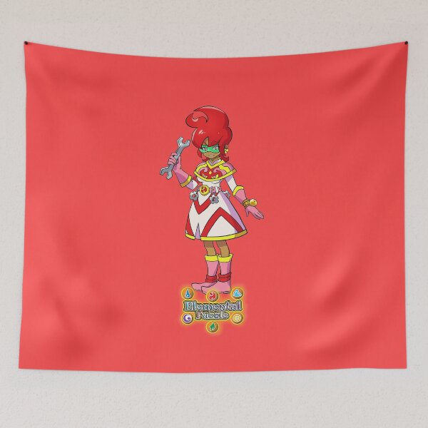 Item preview, Feuket, the Volcanic Scientist! designed and sold by ElementalPuzzle.