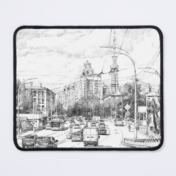 Item preview, Great drawing of cityscape designed and sold by andrii kutsachenko.