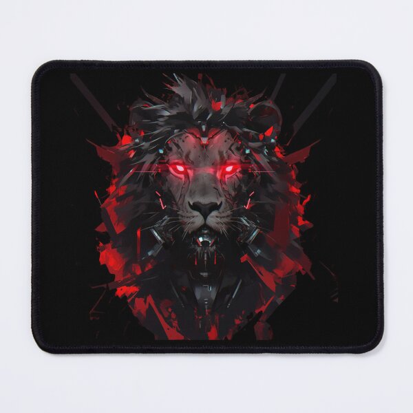 Item preview, Cyber Black Lion // Black Lion // Cool Animal // Cyber Animal // Animal Art // Animal Warrior // Gaming Aesthetic stickers designed and sold by SMARTKIT DESIGNAGENCY.