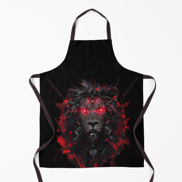 Item preview, Cyber Black Lion // Black Lion // Cool Animal // Cyber Animal // Animal Art // Animal Warrior // Gaming Aesthetic stickers designed and sold by SMARTKIT  DESIGNAGENCY.