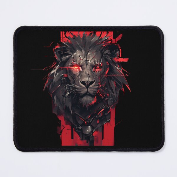 Item preview, Cyber Black Lion // Black Lion // Cool Animal // Cyber Animal // Animal Art // Animal Warrior // Gaming Aesthetic stickers designed and sold by SMARTKIT DESIGNAGENCY.