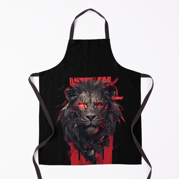 Item preview, Cyber Black Lion // Black Lion // Cool Animal // Cyber Animal // Animal Art // Animal Warrior // Gaming Aesthetic stickers designed and sold by SMARTKIT  DESIGNAGENCY.