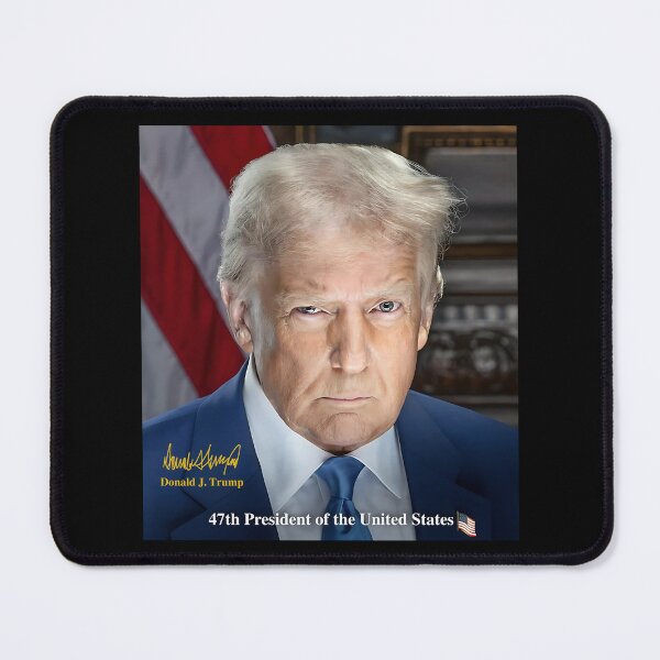Item preview, Official portrait of the 47th President of the United States, Donald Trump designed and sold by ValentinaHramov.