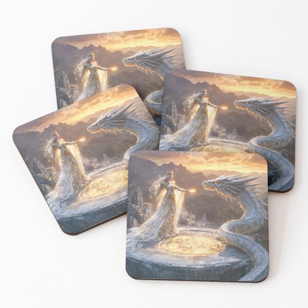 Item preview, Celestial Dance: The Guardian and the Dragon designed and sold by LemurianPortals.