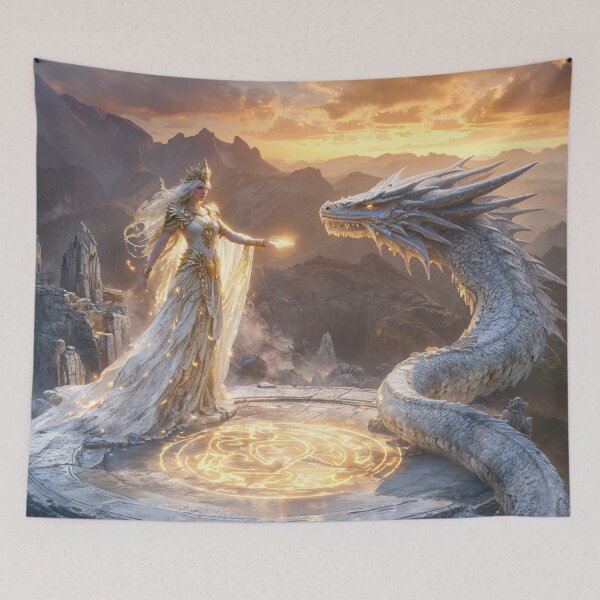 Item preview, Celestial Dance: The Guardian and the Dragon designed and sold by LemurianPortals.