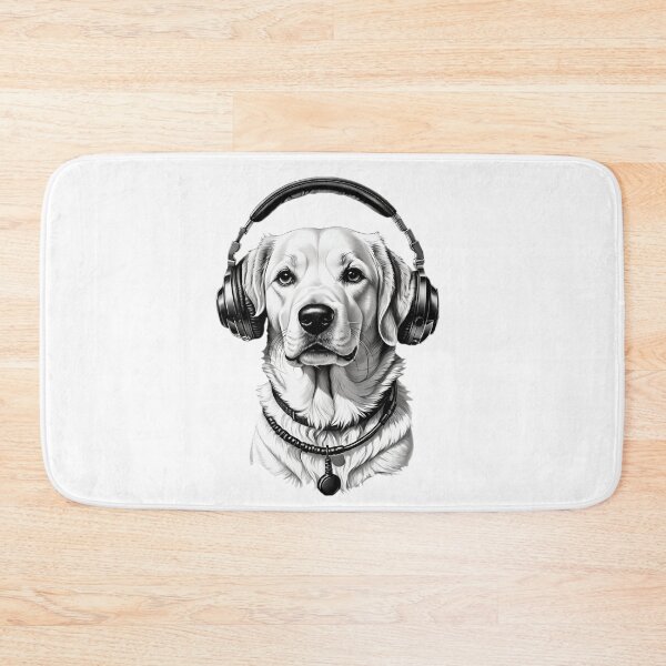 Artikelvorschau, Hund mit Headset entworfen und verkauft von Bunmigraphics .