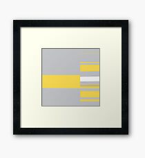 Mosaic Single 1 #abstract #minimalism #sabidussi #redbubble Framed Art Print