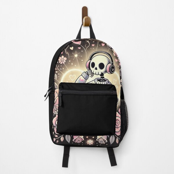 Item preview, Valentine's Day Skeleton - Pastel Neon Heart and Love Rose designed and sold by ATOTI.
