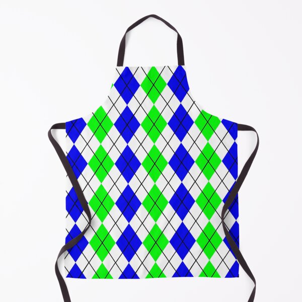 Item preview, Blue Green White Argyle Pattern Design designed and sold by PatternTitan.