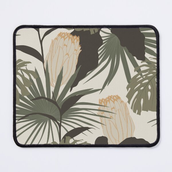 Item preview, Fashionable template with line and silhouette palm leaves, protea flower. designed and sold by MatyKotiv.