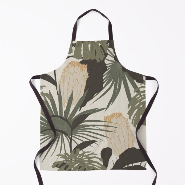 Item preview, Fashionable template with line and silhouette palm leaves, protea flower. designed and sold by MatyKotiv.